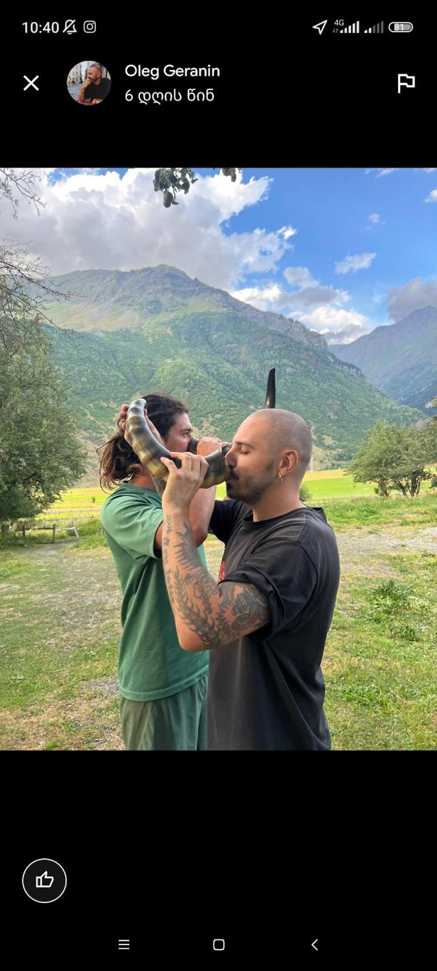 Maizer Qaldani Guesthouse Chvabiani Exteriör bild