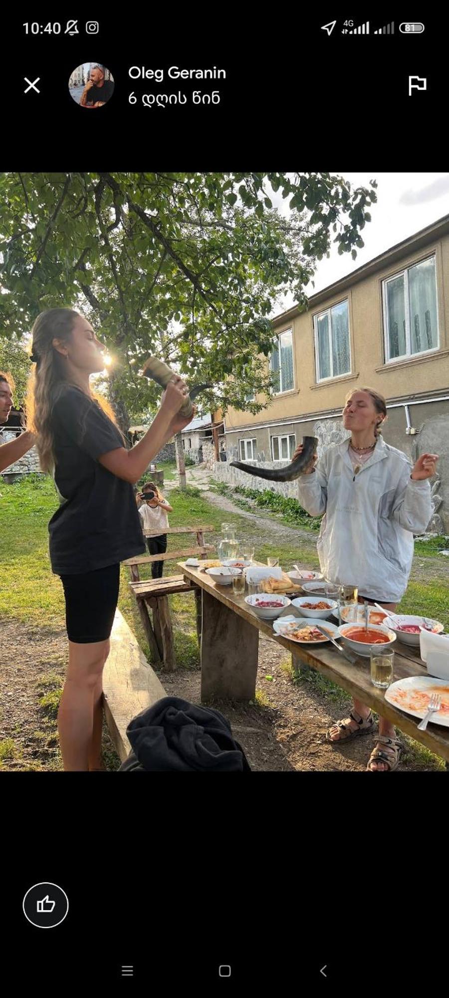 Maizer Qaldani Guesthouse Chvabiani Exteriör bild